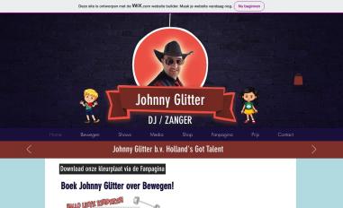 Schermafbeelding van johnnyglitter.nl