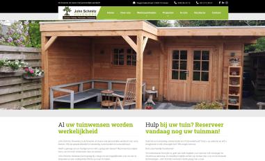 Schermafbeelding van johnschmitzhoveniers.nl