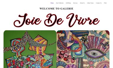 Schermafbeelding van joiedevivre.art