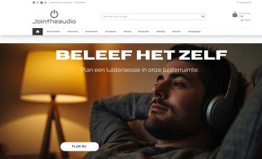 Schermafbeelding van jointheaudio.nl