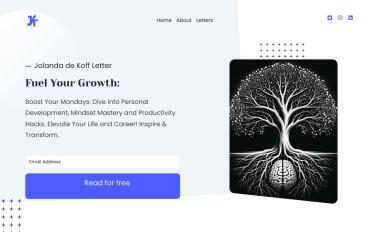 Schermafbeelding van jolandadekoff.com