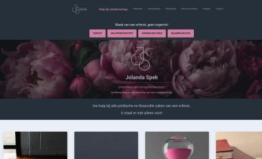 Schermafbeelding van jolandaspek.nl