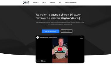 Schermafbeelding van jomiemarketing.nl
