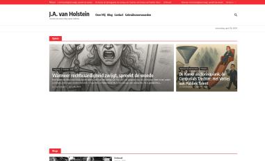 Schermafbeelding van jonathanvanholstein.nl