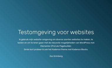 Schermafbeelding van josgrimberg.nl