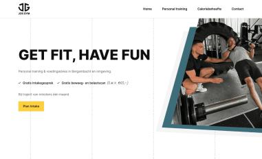 Schermafbeelding van josgym.nl