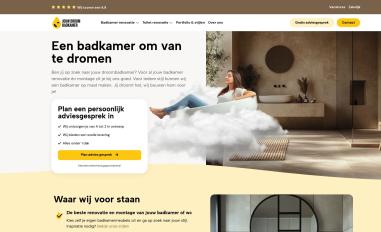 Schermafbeelding van jouwdroombadkamer.nl