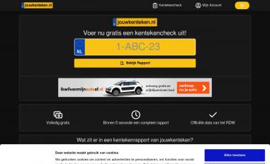Schermafbeelding van jouwkenteken.nl