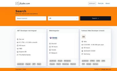 Schermafbeelding van js-jobs.com