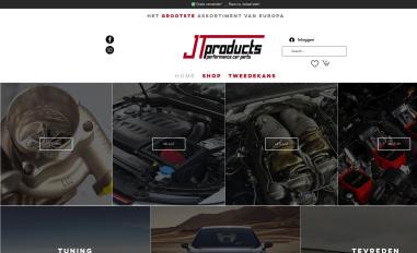 Schermafbeelding van jt-products.nl