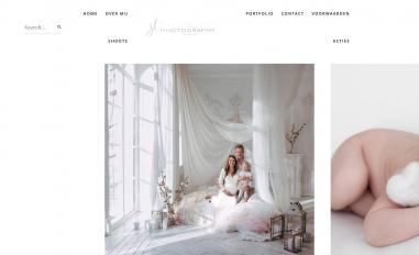 Schermafbeelding van jtphotographybyjanine.nl