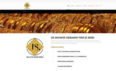 Schermafbeelding van juliassieraden.nl