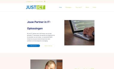 Schermafbeelding van just-ict.nl