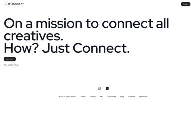 Schermafbeelding van justconnect.app