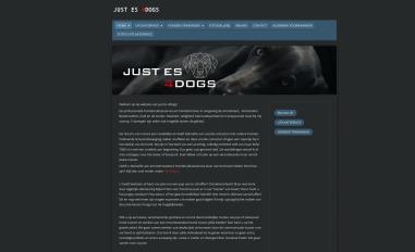 Schermafbeelding van justes4dogs.nl