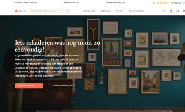 Schermafbeelding van justframeit.be