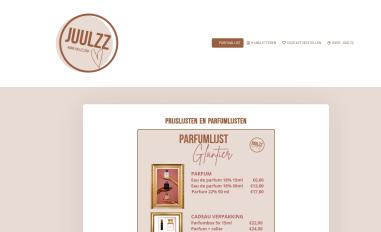 Schermafbeelding van juulzz.com