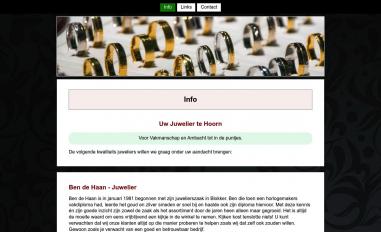 Schermafbeelding van juwelierhoorn.nl