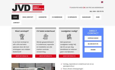 Schermafbeelding van jvddirectservices.nl