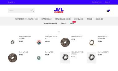 Schermafbeelding van jvl-europe.com
