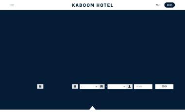 Schermafbeelding van kaboomhotel.nl