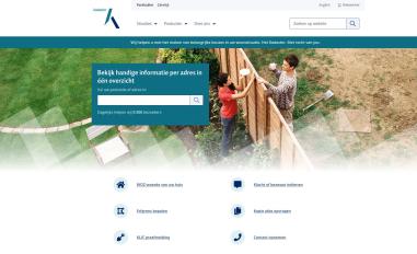 Schermafbeelding van kadaster.nl