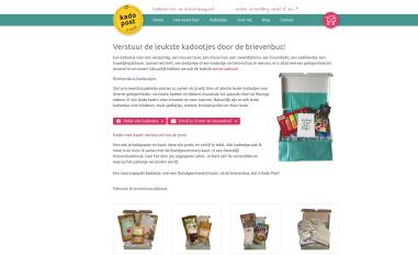Schermafbeelding van kado-post.nl