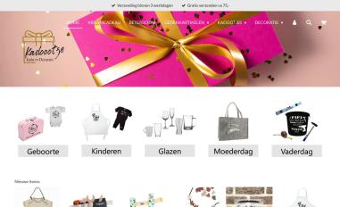 Schermafbeelding van kadoootje.nl