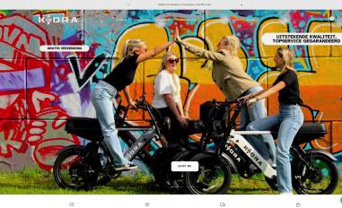 Schermafbeelding van kadrabikes.nl