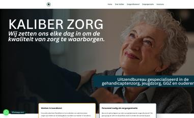 Schermafbeelding van kaliberzorg.nl