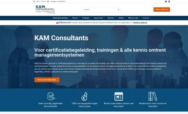 Schermafbeelding van kam-consultants.nl