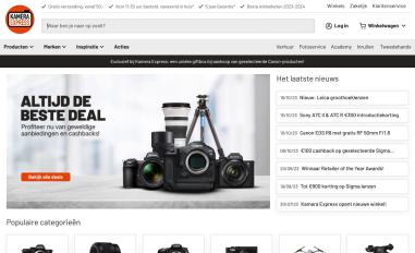 Schermafbeelding van kamera-express.nl