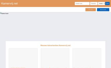 Schermafbeelding van kamervrij.net