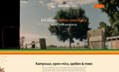 Schermafbeelding van kamp-hadza.nl