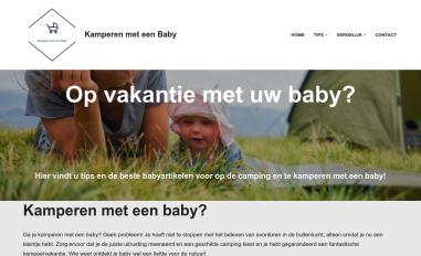 Schermafbeelding van kamperenmeteenbaby.nl