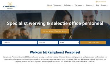 Schermafbeelding van kamphorstpersoneel.nl