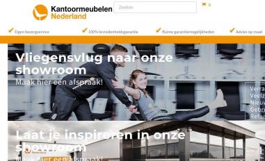 Schermafbeelding van kantoormeubelennederland.nl