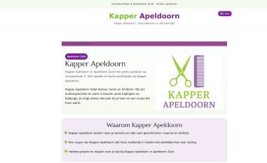 Schermafbeelding van kapper-apeldoorn.nl
