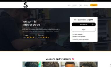 Schermafbeelding van kapperdede.com
