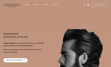 Schermafbeelding van kapsalonayyildiz.nl