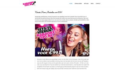 Schermafbeelding van karaoke020.nl