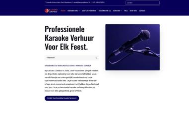 Schermafbeelding van karaokejukebox.be