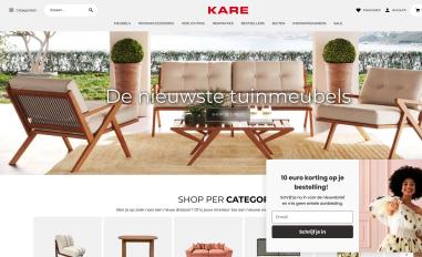 Schermafbeelding van kare.nl