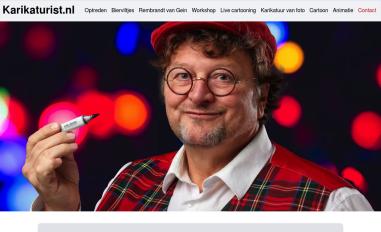 Schermafbeelding van karikaturist.nl