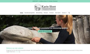 Schermafbeelding van karinsloot.nl