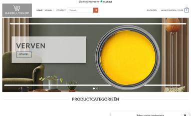 Schermafbeelding van karollyshop.com