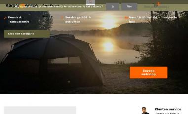 Schermafbeelding van karperservice.nl