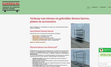 Schermafbeelding van karren.nl