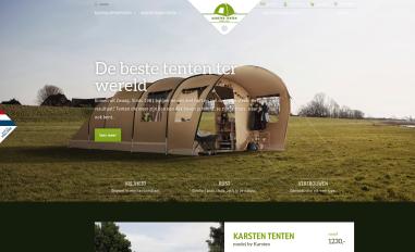 Schermafbeelding van karstententen.nl