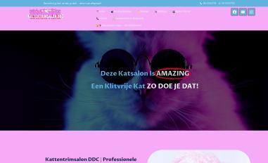 Schermafbeelding van kattentrimsalonddc.nl